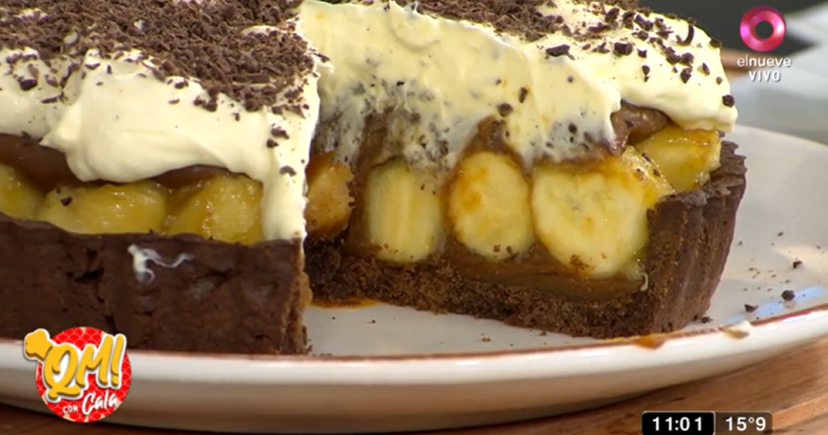 Tarta De Bananas, Dulce De Leche Y Chocolate | Canal 9